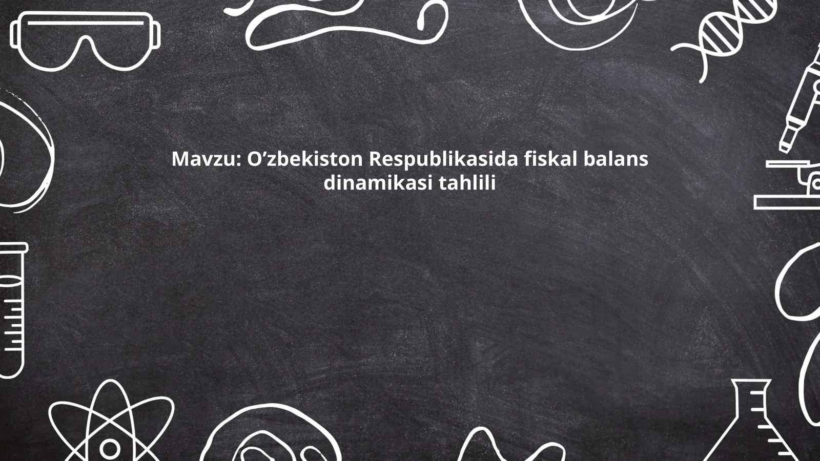 O’zbekiston Respublikasida fiskal balans dinamikasi tahlili