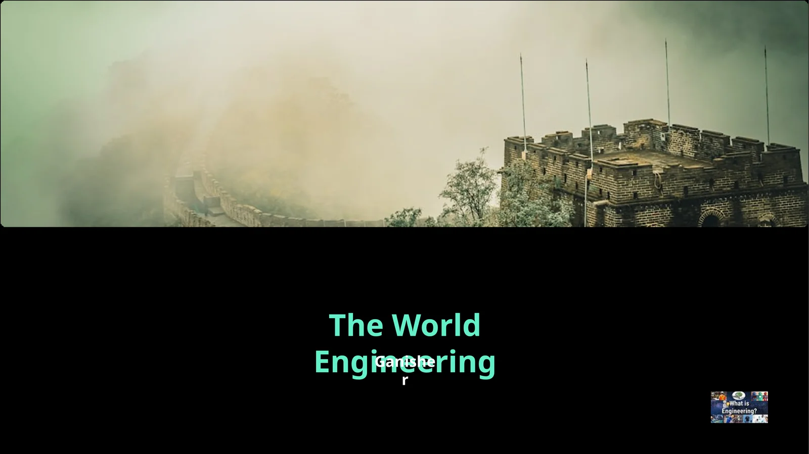 The World Engineering