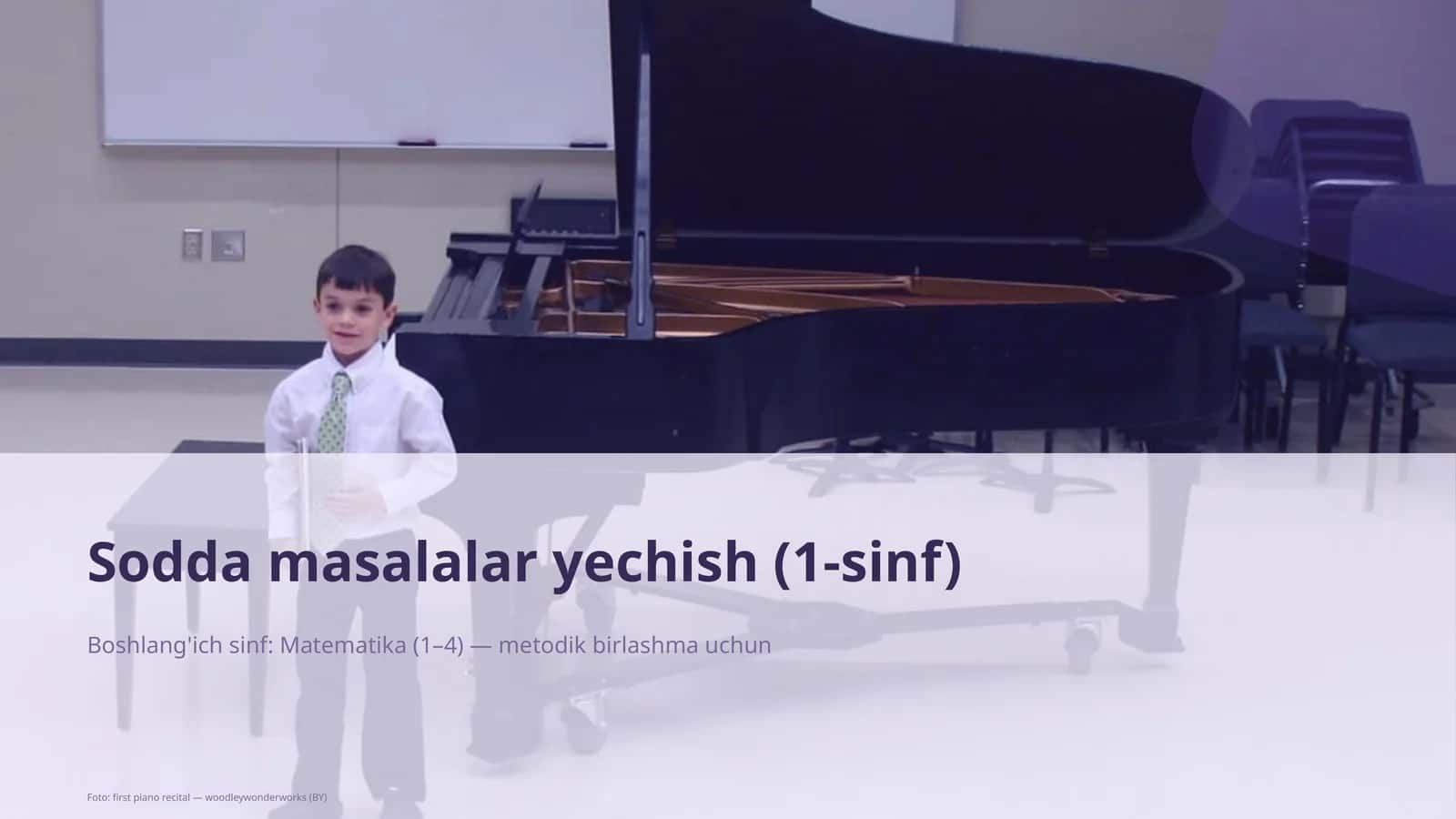 Sodda masalalar yechish (1-sinf)