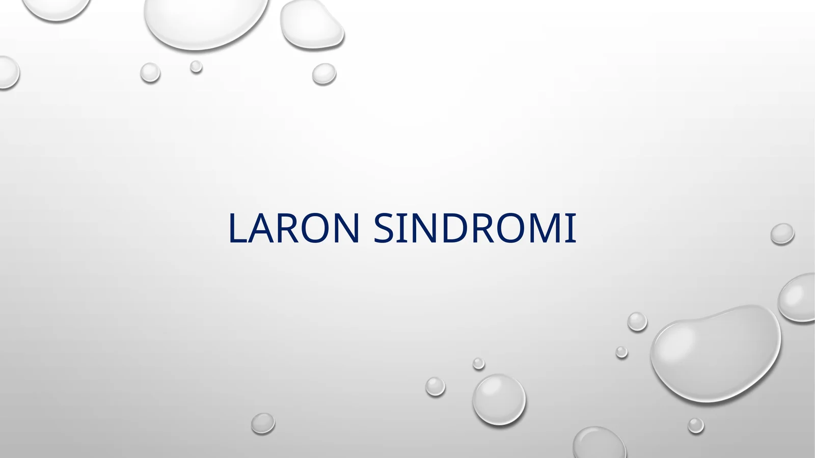 Laronsindromi