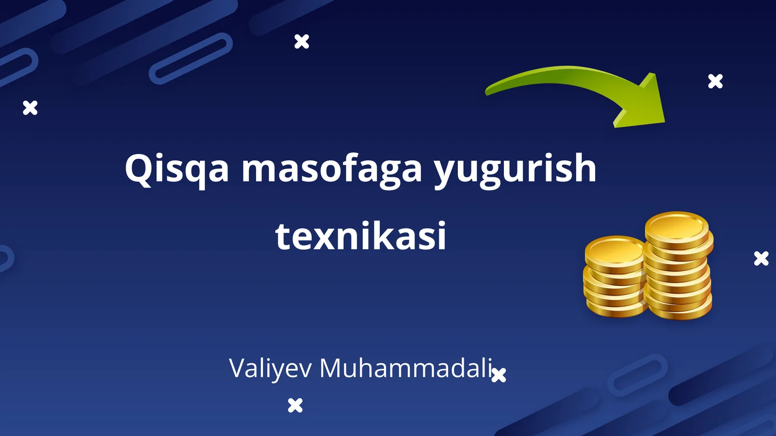 Qisqa masofaga yugurish texnikasi