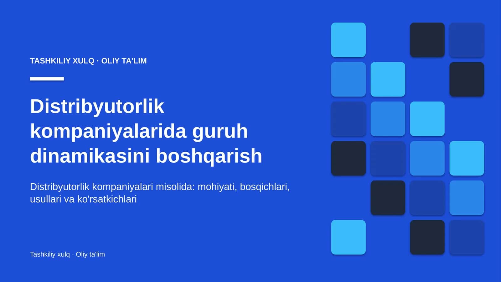 distribyutorlik kompaniyalarida guruh dinamikasini boshqarish 5790