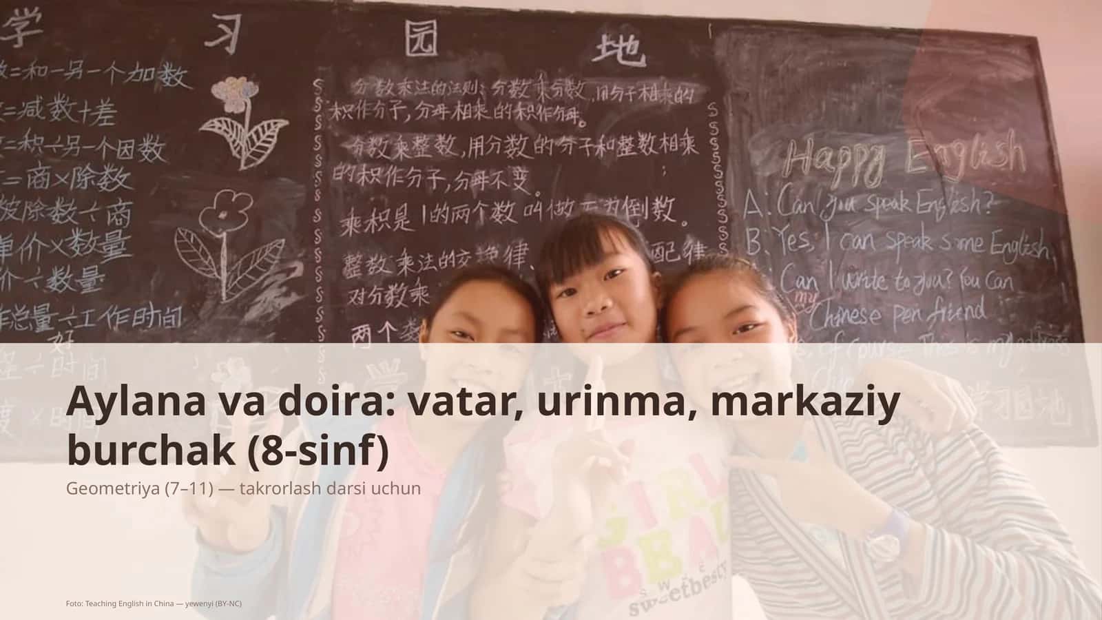 Geometriya (7– 11) — takrorlash darsi uchun