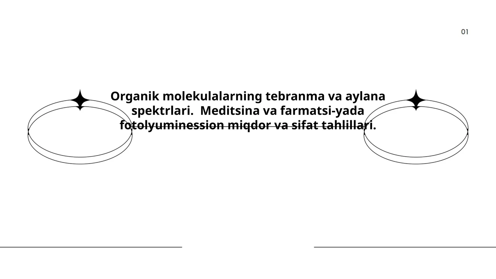 Organik molekulalarning tebranma va aylana spektrlari