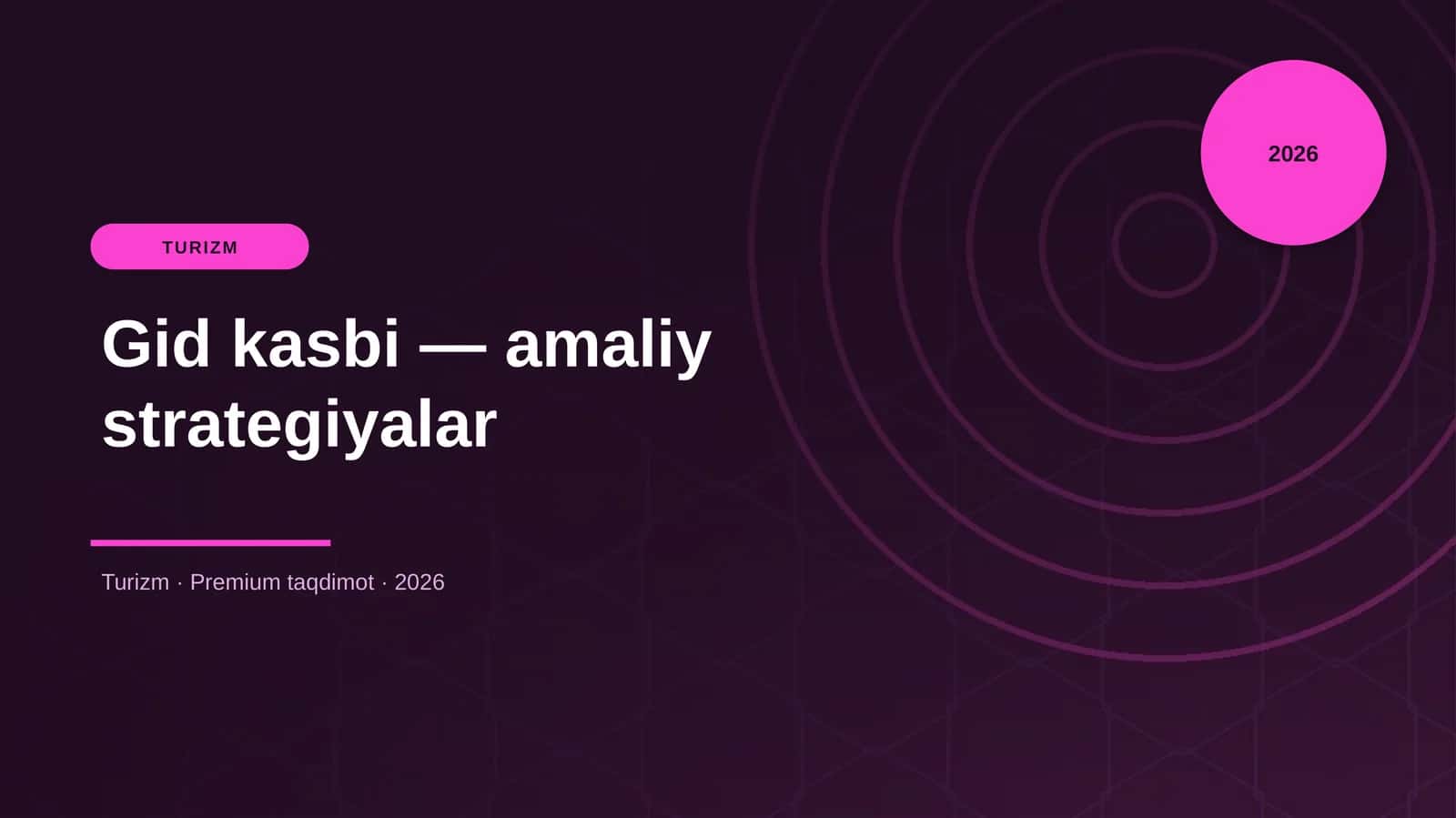 Gid kasbi — amaliy strategiyalar