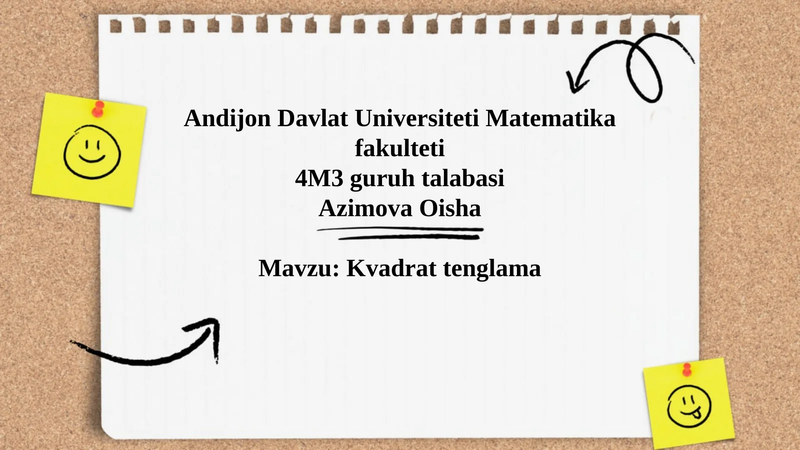 Kvadrat tenglama