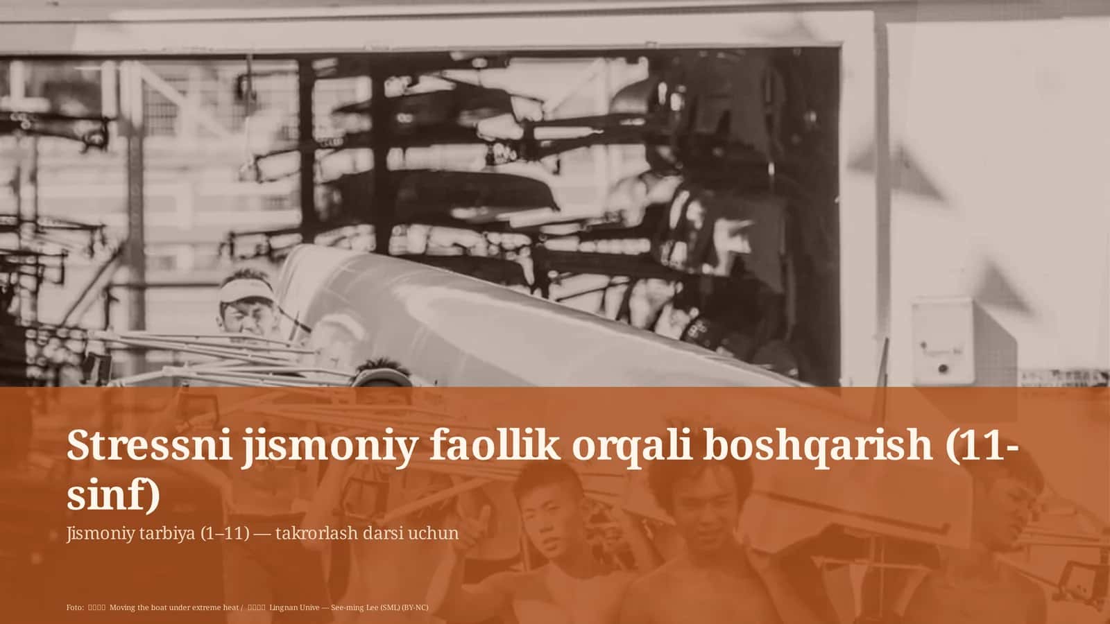 Stressni jismoniy faollik orqali boshqarish (11-sinf)