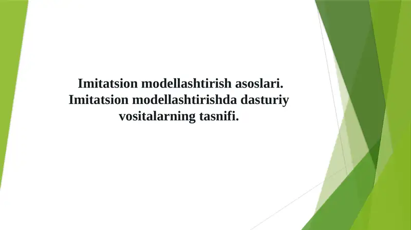 Simulink paketi