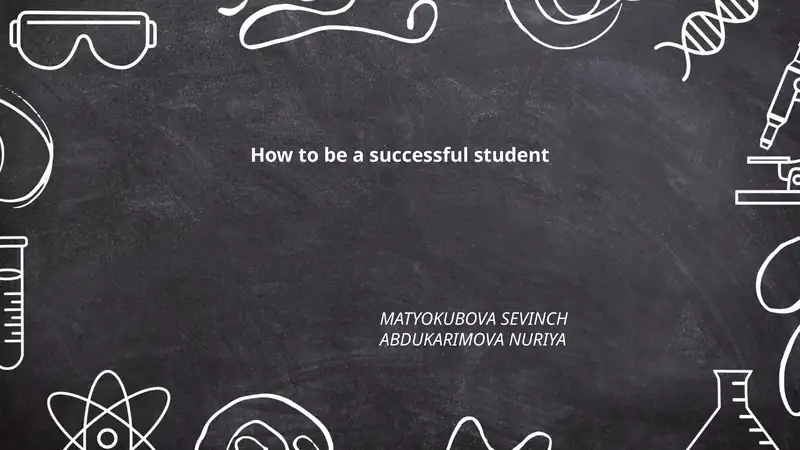 How to be a successful student