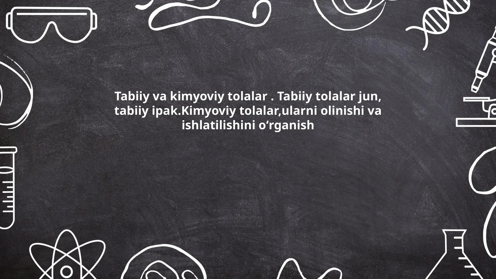 Tabiiy va kimyoviy tolalar