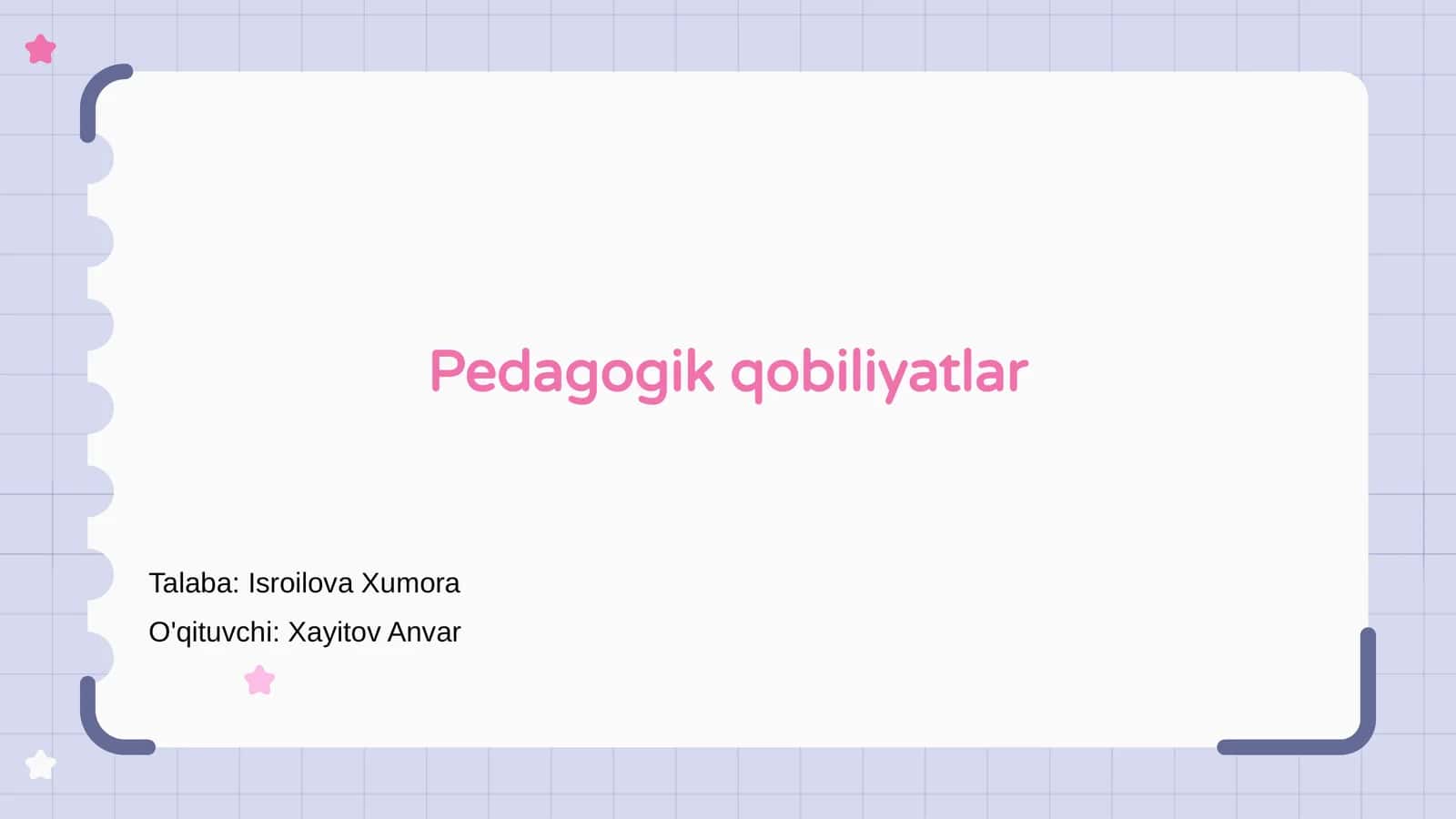 Pedagogik qobiliyatlar