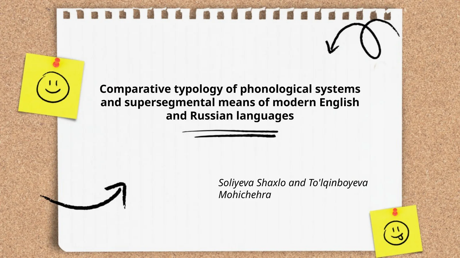 Phonological Systems and Supersegmental Means in English and Russian Languages