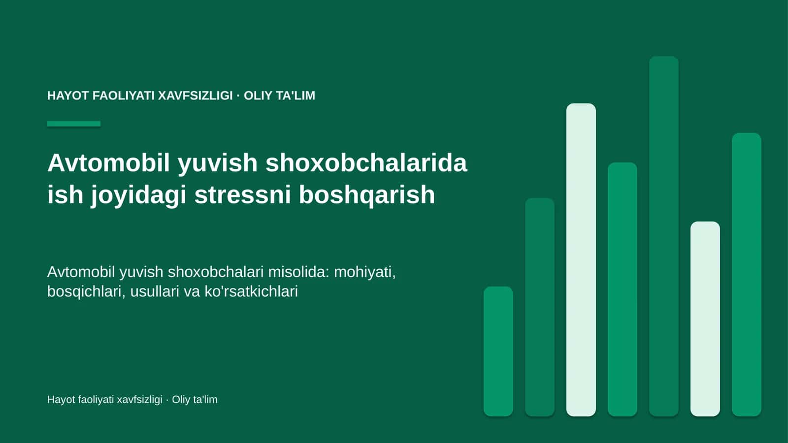 avtomobil yuvish shoxobchalarida ish joyidagi stressni boshqarish 1869