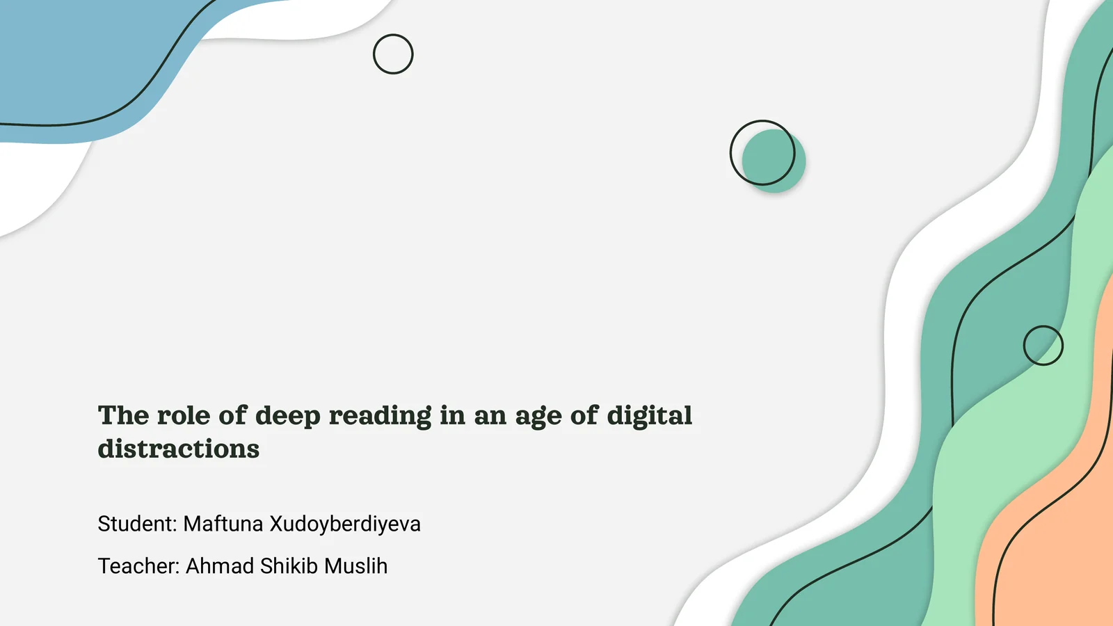 Deep Reading in the Digital Age