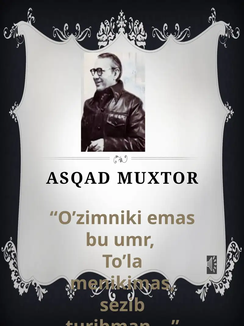 Asqad Muxtor