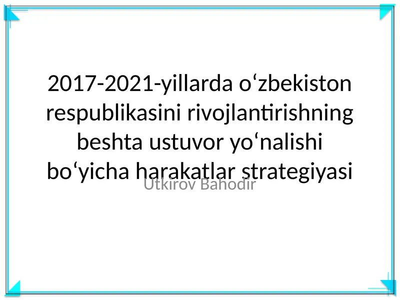Harakatlar strategiyasi