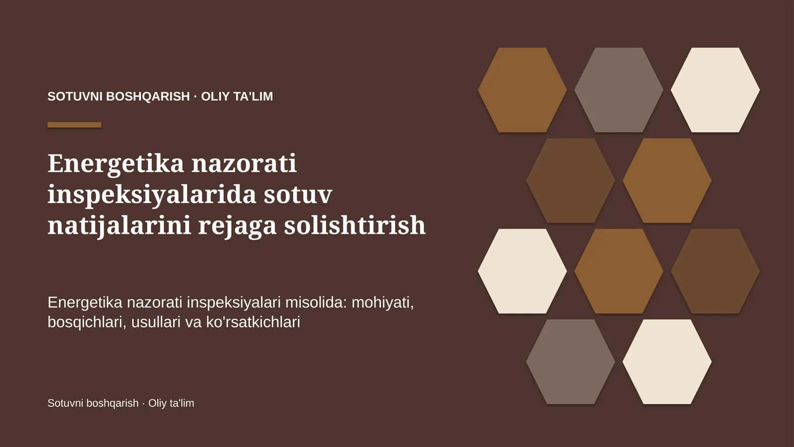 energetika nazorati inspeksiyalarida sotuv natijalarini rejaga solishtirish 3519