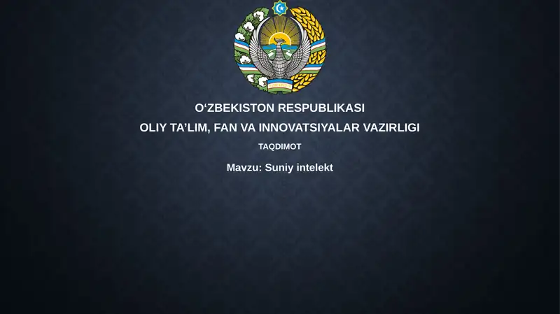 Sun'iy intellekt