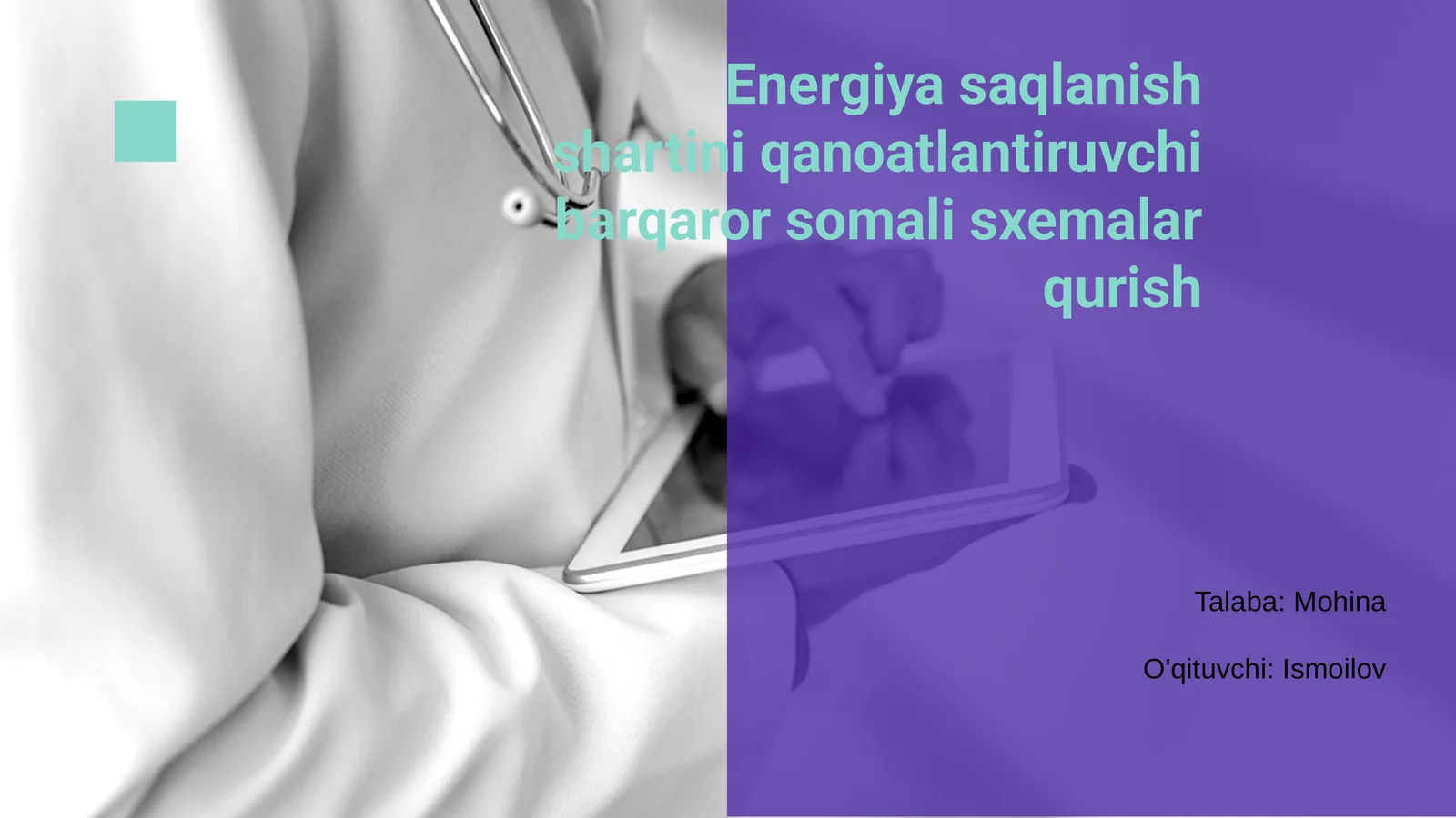 Barqaror somali sxemalar qurish