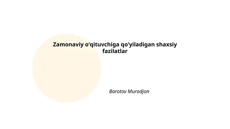 Pedagogik mahorat