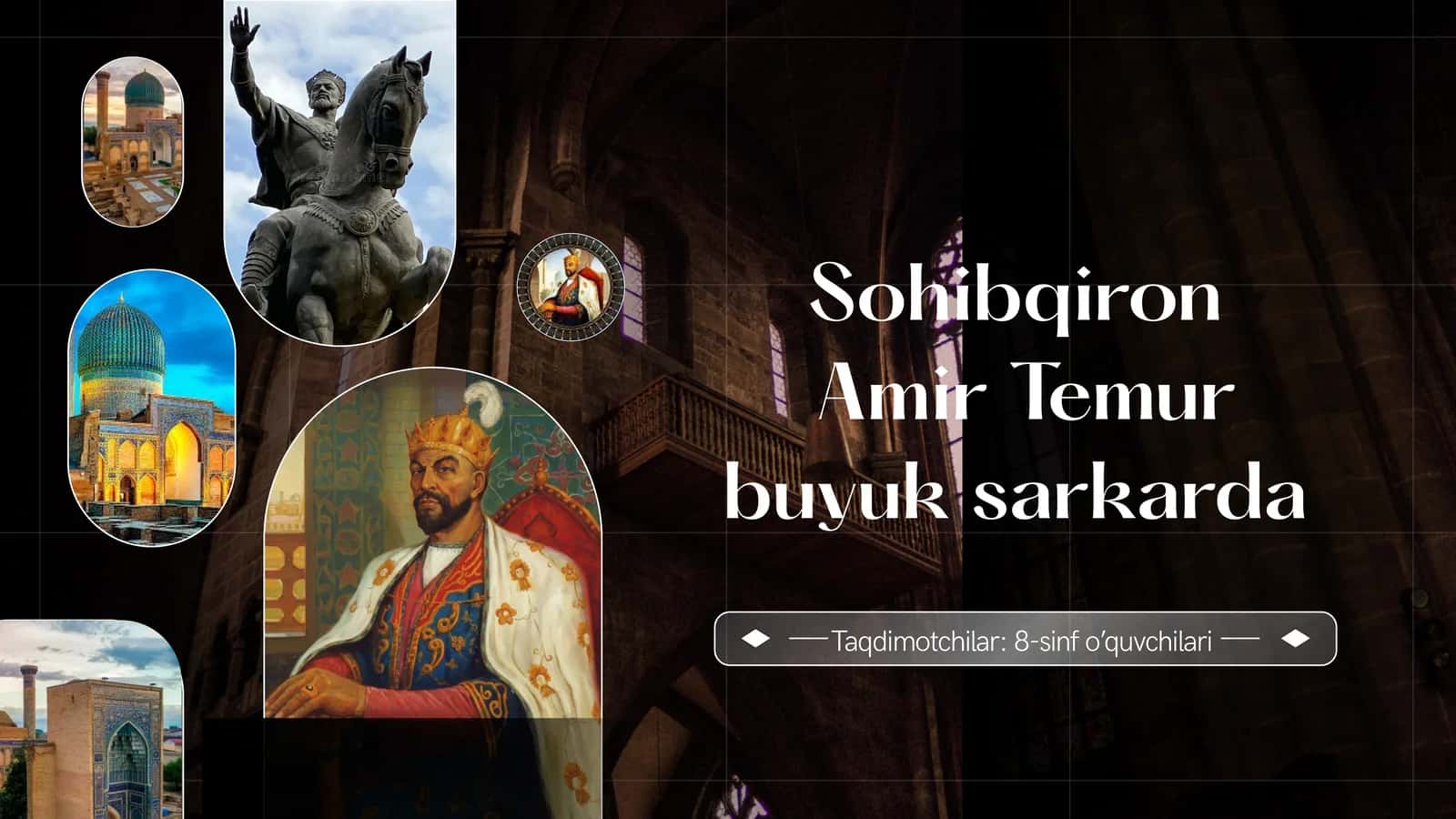 Amir Temur buyuk sarkarda.