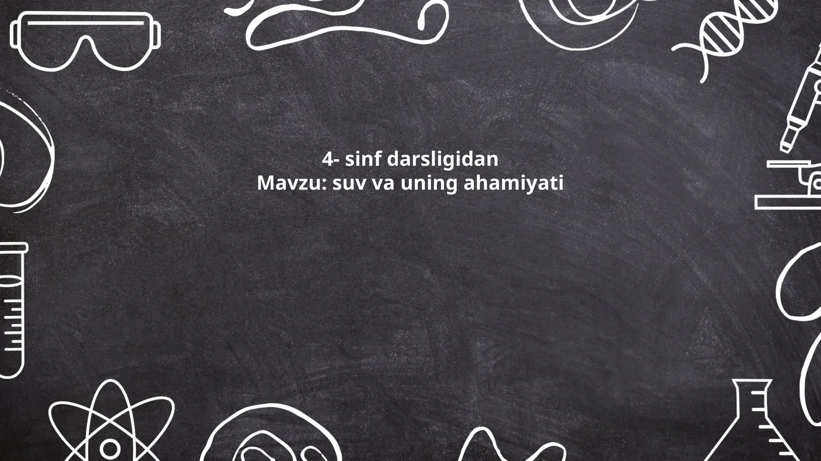 suv va uning ahamiyati