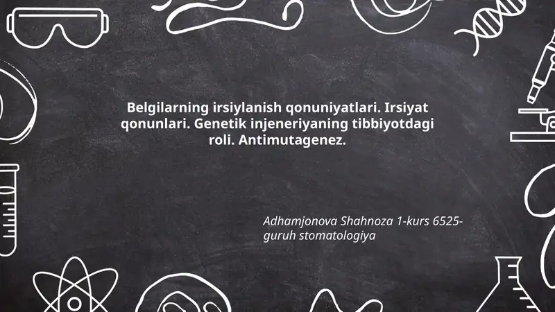 Antimutagenez