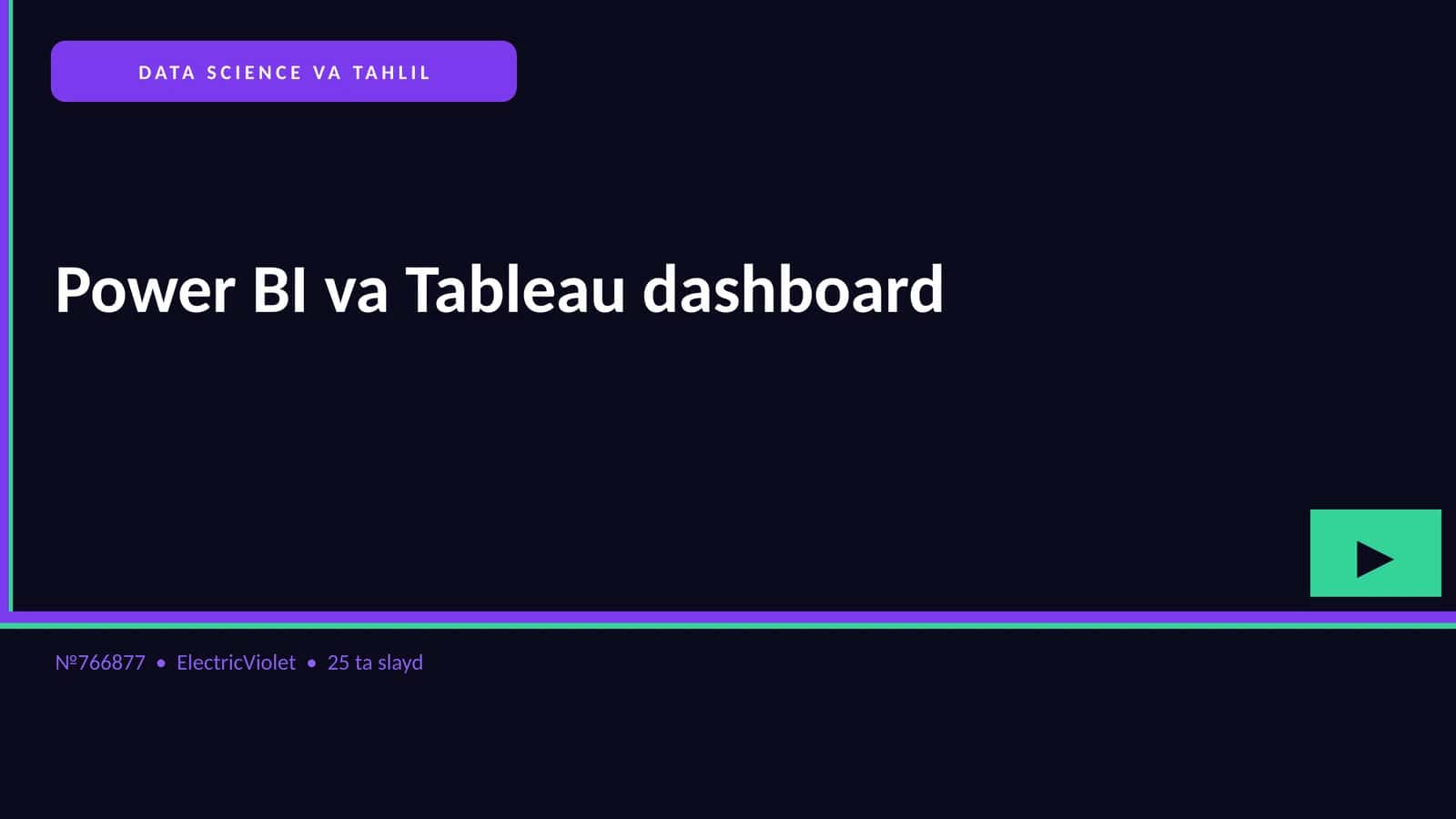 DATA SCIENCE VA TAHLIL