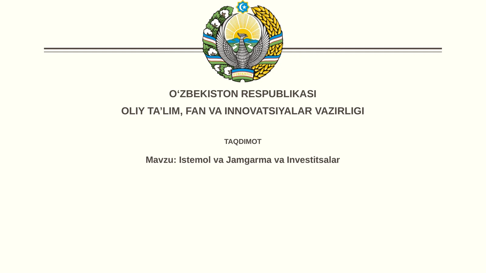 Kreditlar va Qarzni Boshqarish