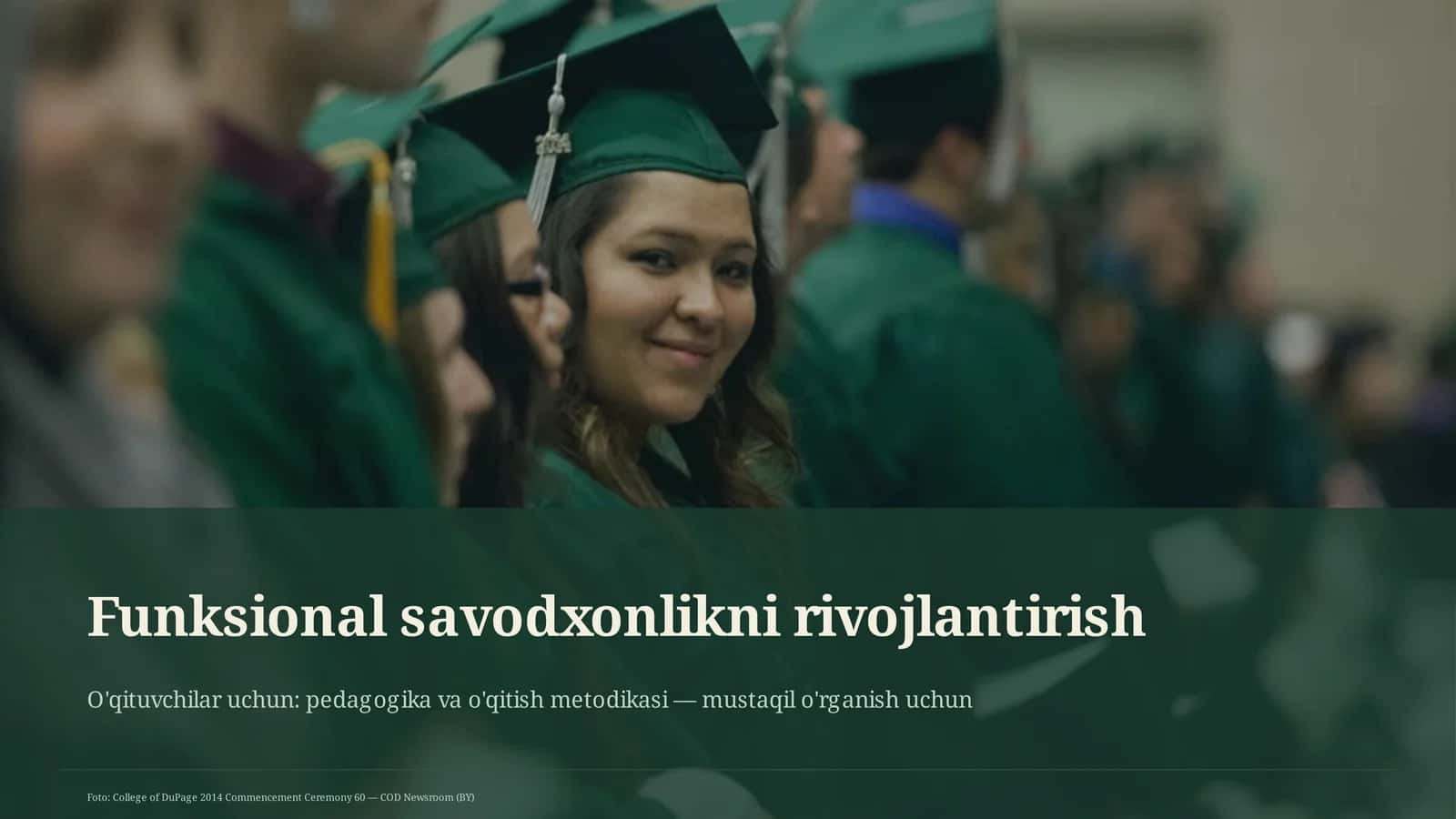 Funksional savodxonlikni rivojlantirish