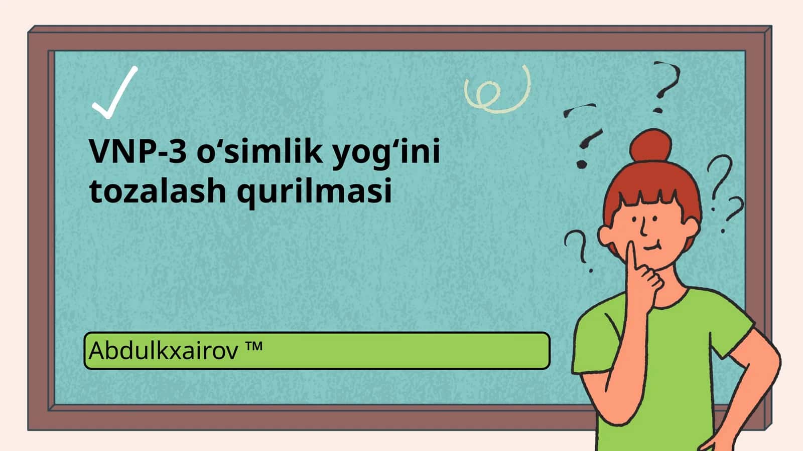 VNP-3 oʻsimlik yogʻini tozalash qurilmasi