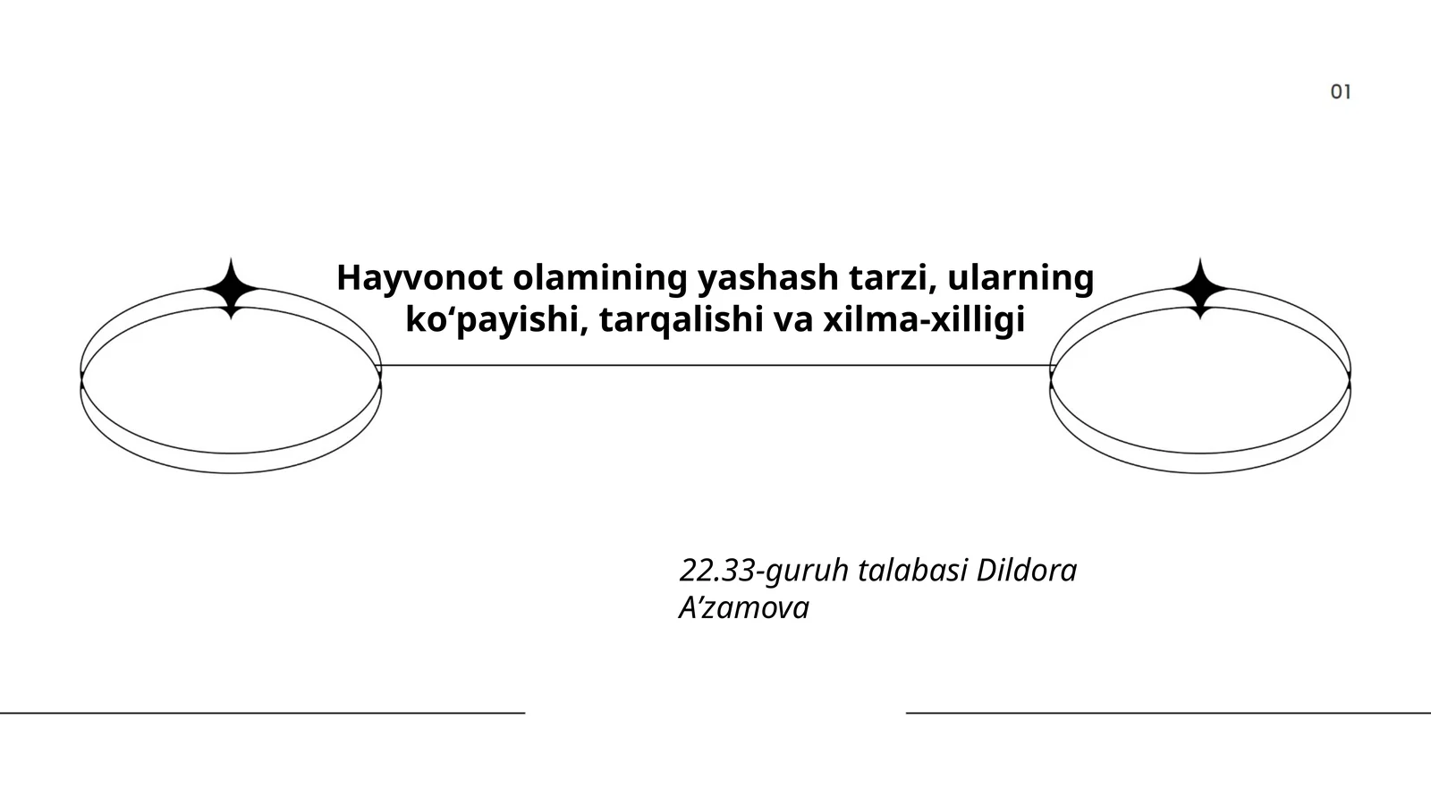 Hayvonot olamining yashash muhitlari