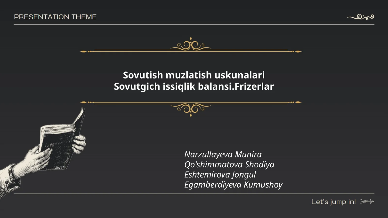 Sovutish muzlatish uskunalari