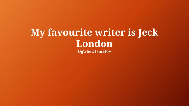 Jack London: A Life Forged in the Wild