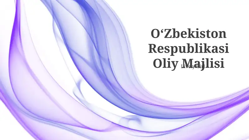 Oʻzbekiston Respublikasi Oliy Majlisi