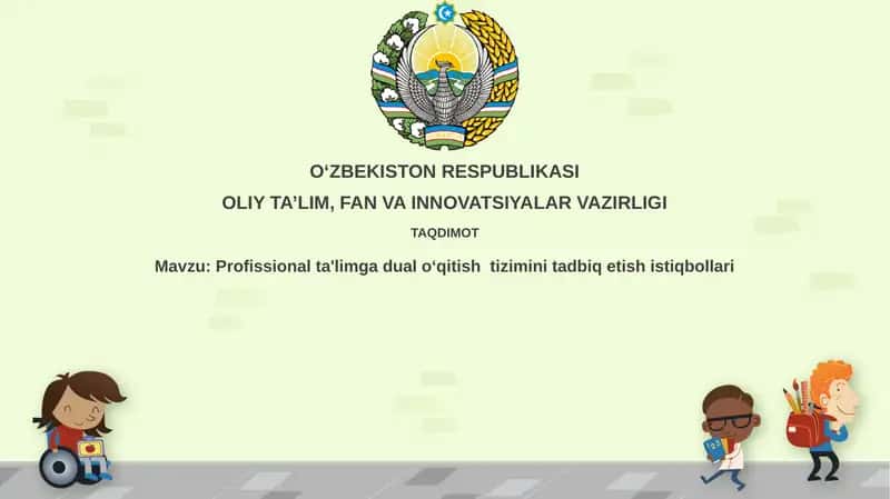 Profissional ta'limda dual o'qitish tizimini tadbiq qilish istiqbollari