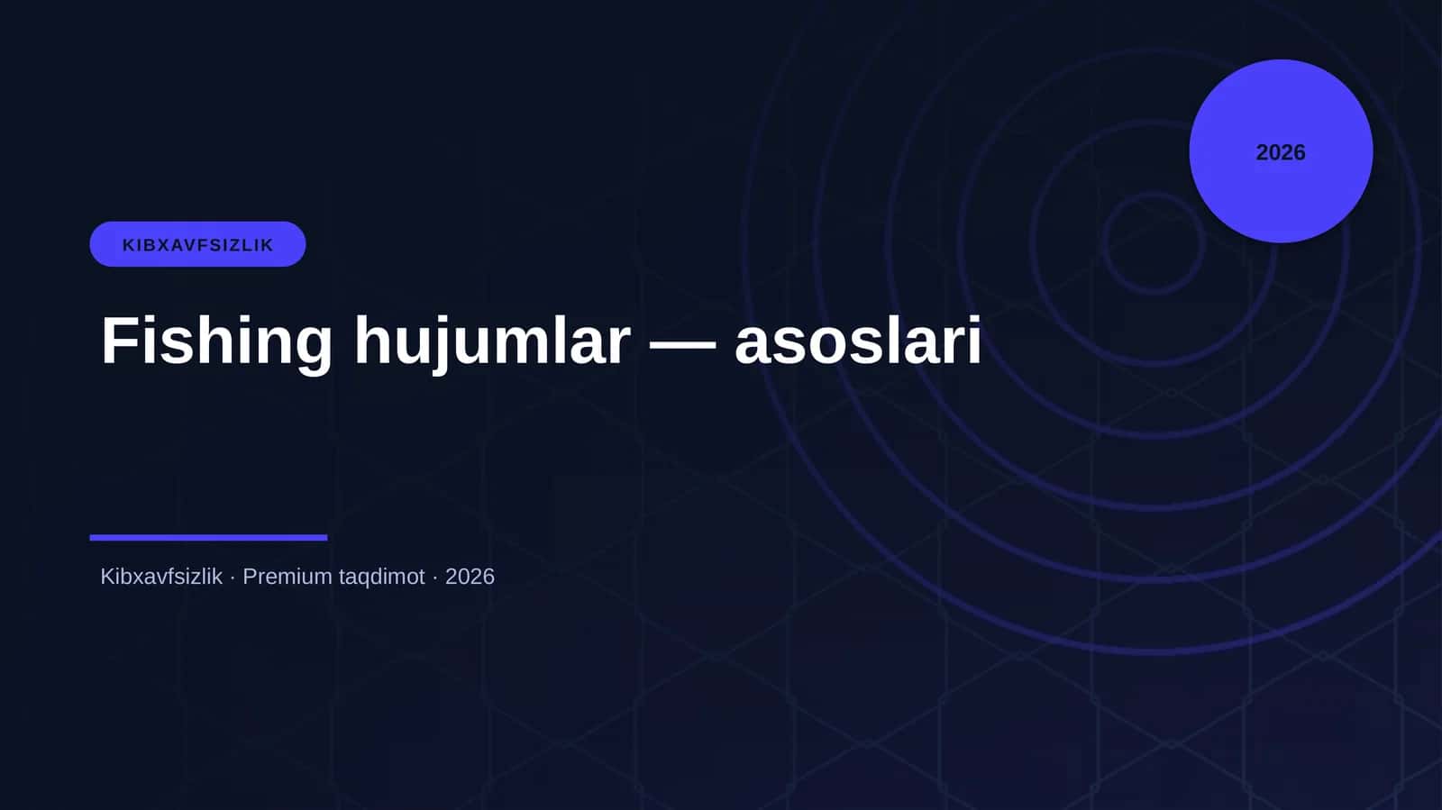 Fishing hujumlar — asoslari