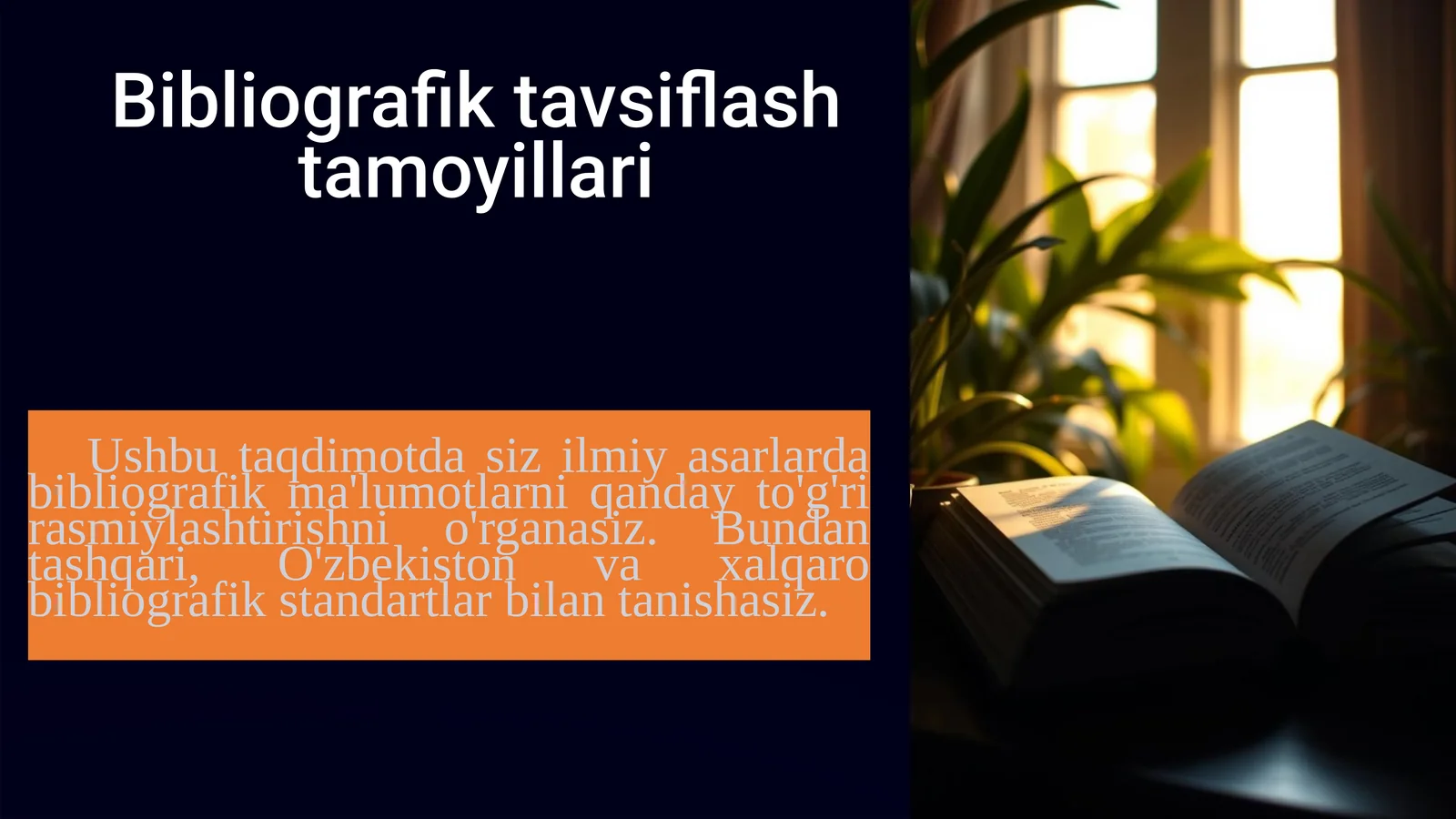 Bibliografik tavsiflash tamoyillari