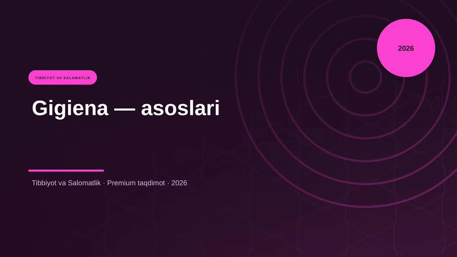Gigiena — asoslari