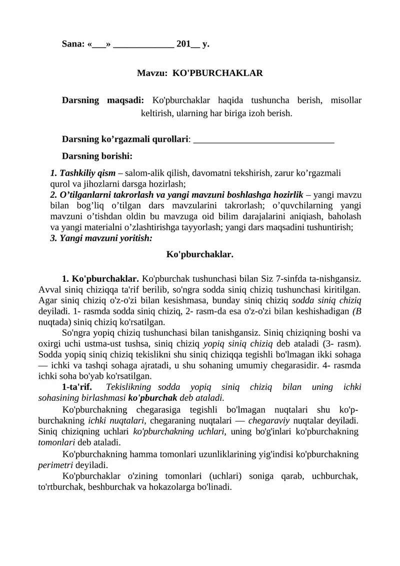 8-sinf algebra 1-chorak dars ishlanmalar