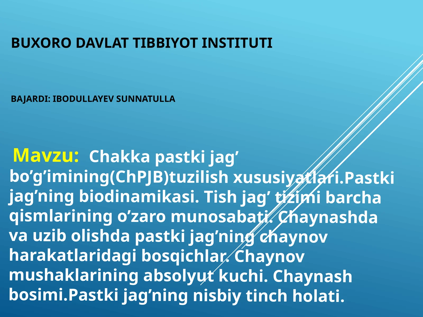 Chakkapastkijag’bo’g’imining(ChPJB)tuzilishxususiyatlari