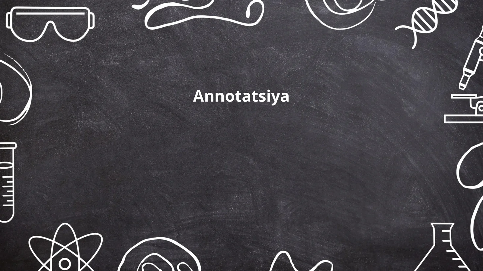 Annotatsiya turlari