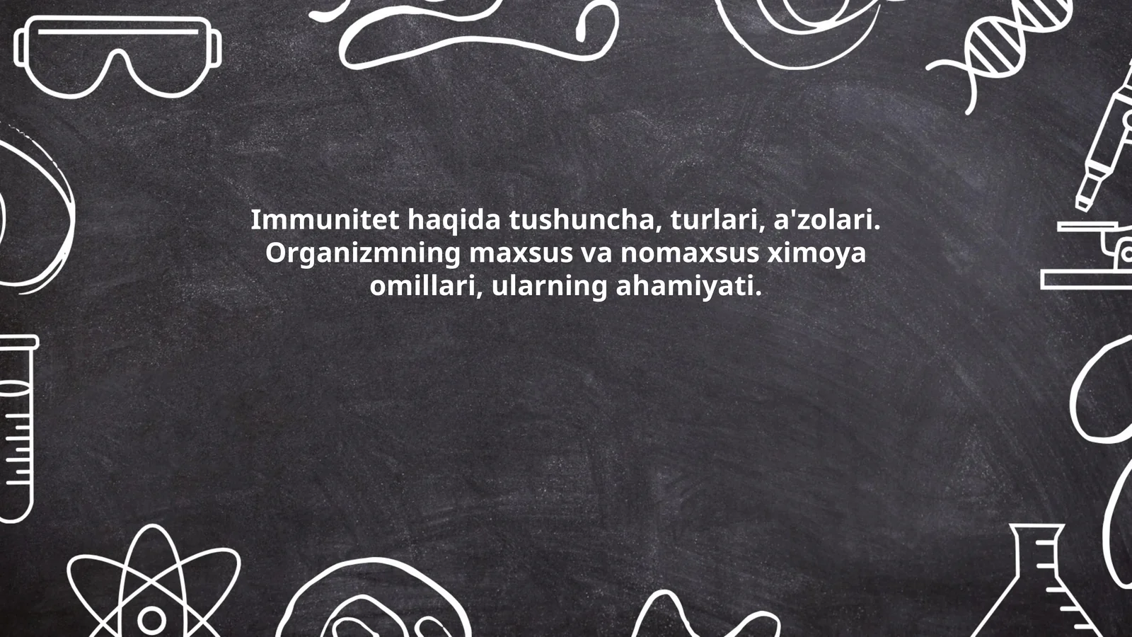 Immunitet tushunchasi