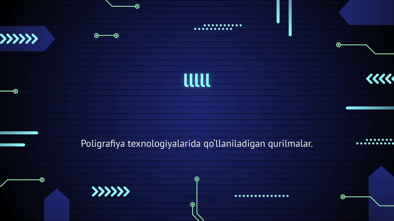 Poligrafiya texnologiyalarida qo‘llaniladigan qurilmalar