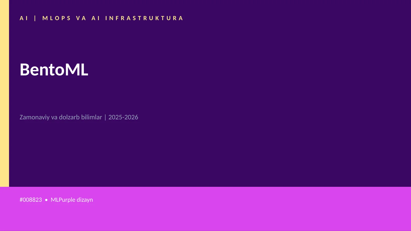 MLOPS VA AI INFRASTRUKTURA