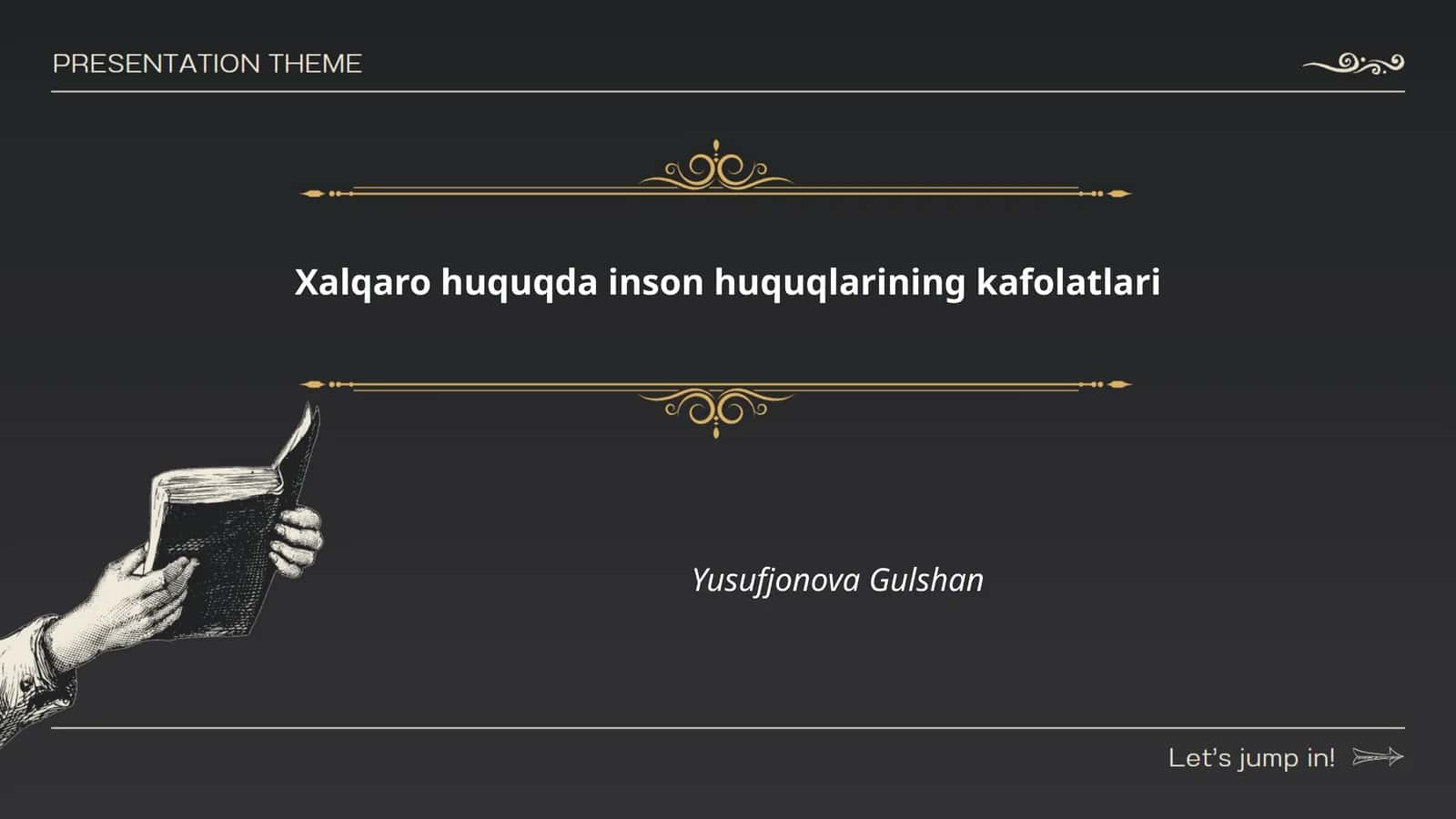 Xalqaro huquqda inson huquqlarining kafolatlari