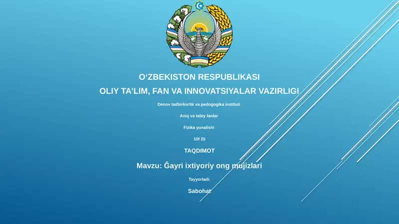 Ongning beixtiyoriy mo'jizalari