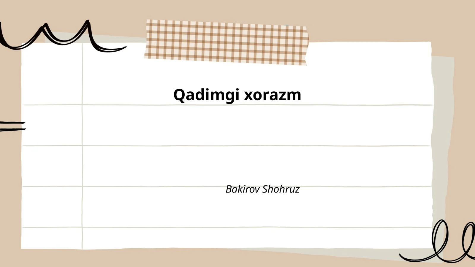 Qadimgi Xorazm