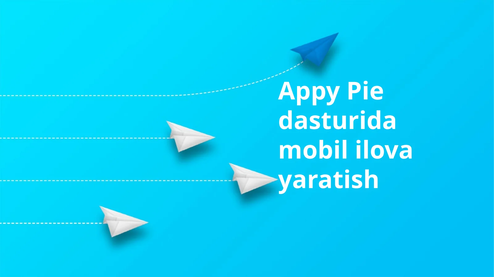 Appy Pie dasturida mobil ilova yaratish