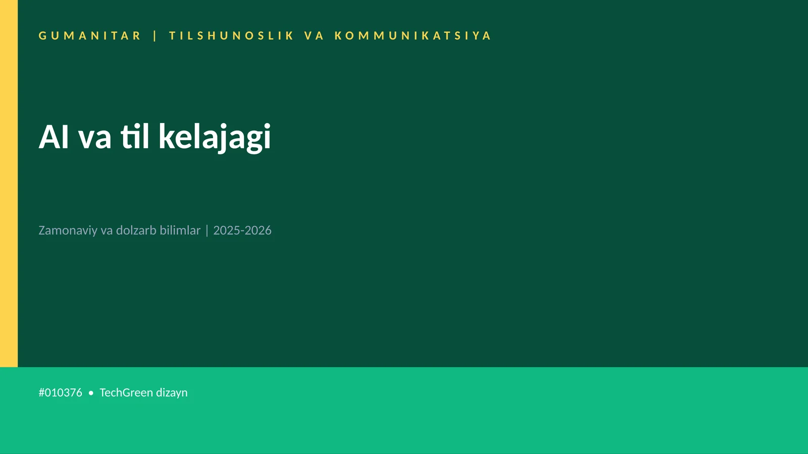 AI va til kelajagi